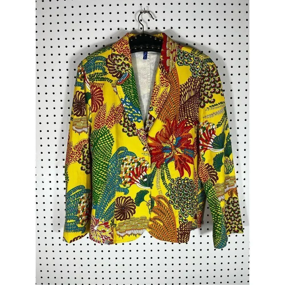 Escada Sport colorful blazer jacket size S